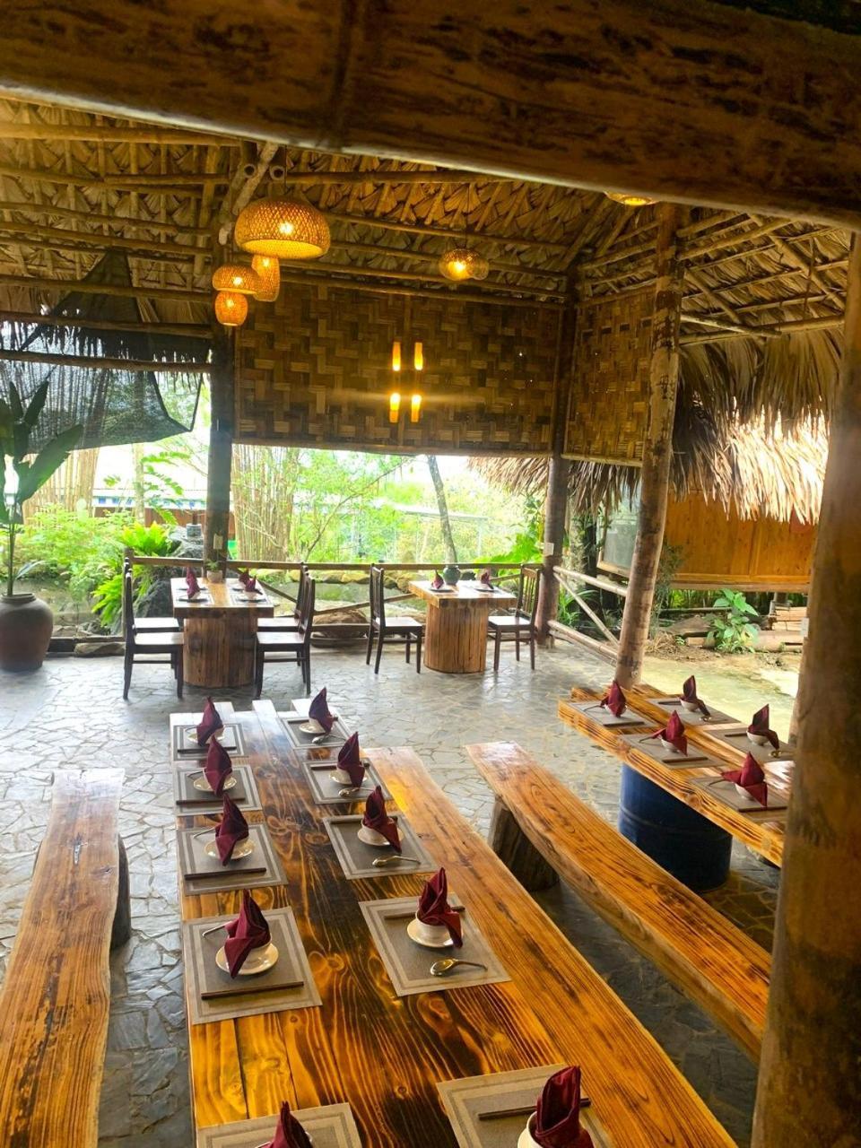 Pu Luong Cuisine Garden Homestay Lang Bang Exterior foto