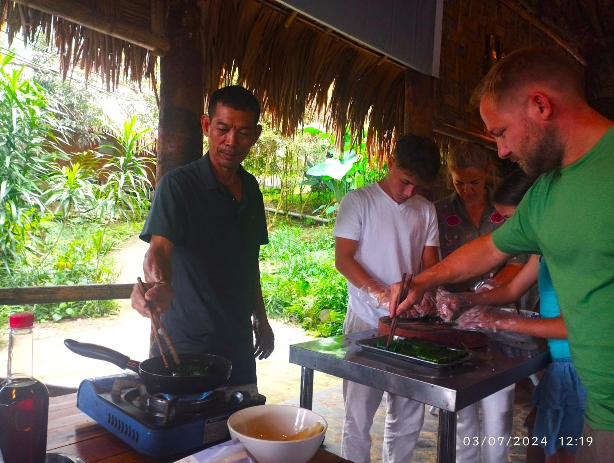 Pu Luong Cuisine Garden Homestay Lang Bang Exterior foto